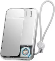 Rayovac SHARGE ICEMAG 3 nešiojamasis įkroviklis, 10 000 mAh, 25 W Qi2, 35 W USB-C – baltas (YDD-SG-HW-JF3CX-BAI)