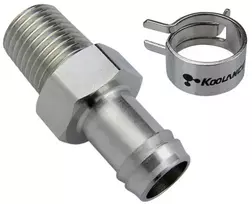 Koolance barb fitting, 10mm inner diameter, 1/4 NPT thread