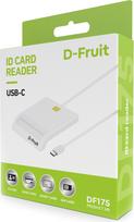 D-Fruit ID card reader USB-C DF175, white