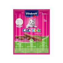 Vitakraft Cat Stick skanėstas su vištiena ir katžole katėms, 3 vnt.