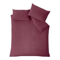 Bordo spalvos viengulė patalynė 135x200 cm So Soft Non Iron – Catherine Lansfield