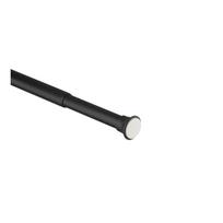 Matinės juodos spalvos dušo užuolaidų strypas 106 - 182 cm Chroma – Umbra