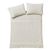 Kreminės spalvos viengulė patalynė 135x200 cm Pintuck Easy Iron Percale – Catherine Lansfield