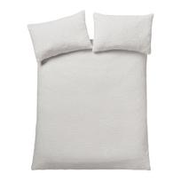 Kreminės spalvos viengulė patalynė 135x200 cm Textured Wave Faux Fur – Catherine Lansfield