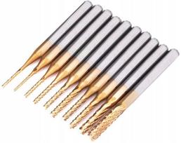 Universalūs medienos frezai Cnc 3018 0,8-3 mm rinkinys 10 vnt.
