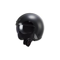 LS2 OF601 BOB SOLID MATT BLACK atviras šalmas