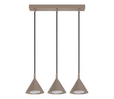 BRILAGI - LED Pakabinamas šviestuvas ant laido CONE TRIPLE 3xGX53/15W/230V smėlio spalvos