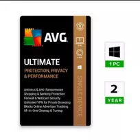 AVG Ultimate raktas – 1 PC + VPN, 2 metai