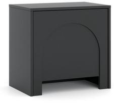 Naktinis staliukas Arco, juoda sp., 49 cm x 35 cm x 50 cm