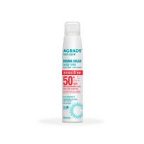 Purškiklis įdegio priežiūrai kūnui Agrado Bruma Solar Sensitive SPF50, 200 ml