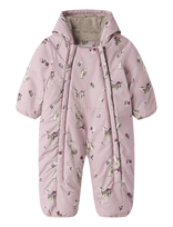 Name It - Nbfsnow05 Suit Aop Fo - Slidinėjimo kombinezonai ir komplektai - Violetinė
