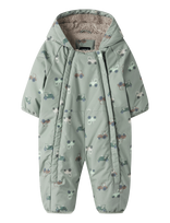 Name It - Nbmsnow05 Suit Aop Fo - Slidinėjimo kombinezonai ir komplektai - Žalia