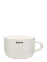 Anna + Nina - Sunday Cappuccino Mug - Kavos puodelis - Balta