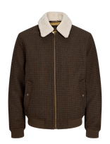 Jack & Jones - Jprblumelvin Wool Blend Bomber - Bomberio striukė - Ruda