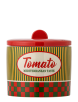 Bloomingville - Stefano Jar W/Lid - Virtuvės stiklainis - Marga / raštuota