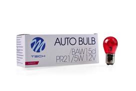M-TECH halogeninė lemputė PR21/5W BAW15d 12V/21/5W RAUDONA