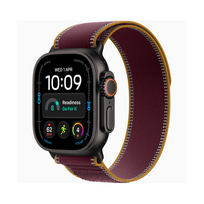 Apple Watch Ultra 4 (2026) 49mm Black Titanium Case with Burgundy Trail Loop M/L Burgundy Red