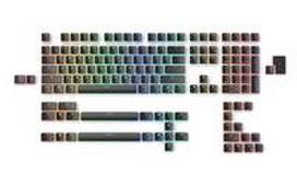 Klaviatūra Glorious Aura Keycaps - 145 Keycaps, US išdėstymas, juodos spalvos