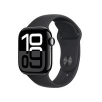 Išmanusis laikrodis Apple Watch Series 10 GPS 42mm Jet Black aliuminio korpusas su juodu sportiniu dirželiu S/M
