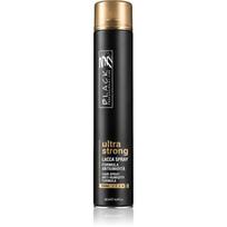 Black Professional Line Lacca Black Ultra Strong Hair Spray itin stiprios fiksacijos plaukų lakas apimčiai ir blizgesiui suteikti 500 ml