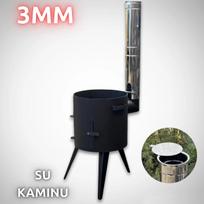 Krosnelė Kazan Mangal 12-16L kazanui  / skersmuo 39cm / plienas 3mm