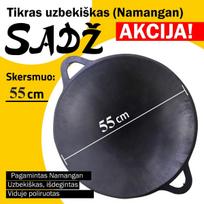 Užbekiška šlifuota keptuvė (Sadž) 55cm