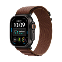Apple Watch Ultra 4 49mm Black (Rode Textiel Strap L)