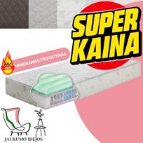 ČIUŽINYS SUPPERA – SUPER KAINA - Dvipusis minkštos ir kietos pusės čiužinys - 160x190