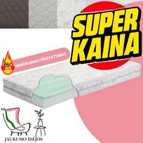 ČIUŽINYS ALANTA – SUPER KAINA - Dvipusis vidutinės ir kietesnės pusės viskoelastinis čiužinys - 160x190