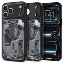 Dėklas Spigen Ultra Hybrid Magsafe telefonui Apple Iphone 17 PRO / 18 PRO ZERO ONE BLACK