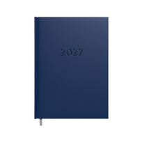 Darbo knyga-kalendorius 2027m. A5 tamsiai mėlyna sp. | 241728-209