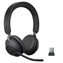 Jabra Evolve 2 65 MS Wireless Bluetooth Mono Headset black with charging station