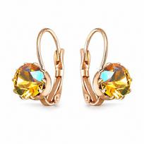 Auskarai „Glory (Light Topaz Shimmer)“ su Swarovski® kristalais