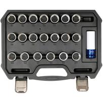 Yato Veržliarakčių galvučių rinkinys YT-060306, 21 vnt., 1/2", CrMo, oksiduotas paviršius, apsauginiams varžtams