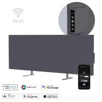 Išmanus sieninis šildytuvas infraraudonųjų spindulių ir konvekciniam šildymui iki 30m² 700W Wi-Fi LED pilkas AGH0005S AENO