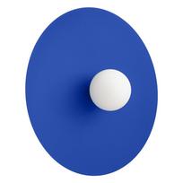 Tamsiai mėlynos spalvos iš metalo sieninė lempa ø 50 cm AKE – Thoro