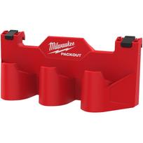 Milwaukee PACKOUT M12 akumuliatorių stovas 4932498646, 3xM12, 123x292x95mm, atsparus smūgiams, be įrankių