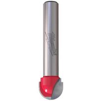 Milwaukee 4932500969, medienos apvalinimo freza, 8mm kotas, R6.35, 12.7x9.3/50.8mm, 1vnt.