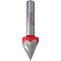 Milwaukee 4932500960 Laser Point 60° medienos graviravimo freza, 8 mm kotas, 12,7 mm, 11 mm, 1 vnt.