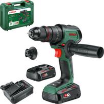 Bosch akumuliatorinis smūginis gręžtuvas AdvancedImpact 18V-80 QuickSnap 06039E2102, 18V, 2x2,5Ah, 82Nm, 13mm, 40mm, 22+1