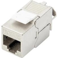 Digitus RJ45 modulis DN-93615-12, CAT 6A, 12 vnt, ekranuotas, be įrankių, LSA, PoE, 360° ekranavimas, dulkių dangtelis