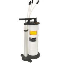 Awtools rankinis alyvos siurblys AW15965, 9L, 600mm, 230x315mm, 3kg, su vakuuminiu siurbliu, su kojų atrama, su rankena