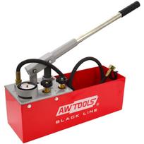 Awtools rankinis slėgio bandymo siurblys AW31592BL, 12L, 50 bar, 1/2", 1.5m, 50°C, ergonomiškas, su manometru