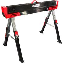 Awtools reguliuojamas sulankstomas pjūklo stovas AW33527, 600kg, 62-82cm, 98-115.5cm, neslystamas paviršius, teleskopinės kojos