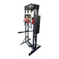 Awtools hidraulinis dirbtuvių presas AW20046BL, 30T, 150 mm, 55-1035 mm, 490 mm, 190 mm, su manometru, pedalu, apsauginiu tinklu