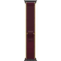 Apple išmaniojo laikrodžio apyrankė Trail Loop MKA74ZM/A, 49mm, bordo, S/M, 130-180mm, titano apdaila, 90% perdirbto titano