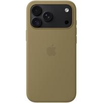 Apple silikono dėklas iPhone 18 Pro Max su MagSafe MK924ZM/A, alyvuogių, mikropluošto pamušalas, Camera Control, Qi2 25 W