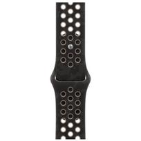 Apple Nike Sport Band išmaniojo laikrodžio dirželis MKTN4ZM/A, 46mm, S/M 140-190mm, After Dark Black, aliuminis