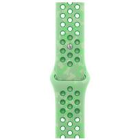 Apple Nike Sport Band išmaniojo laikrodžio dirželis MKTX4ZM/A, 46mm, S/M, žalia, aliuminis