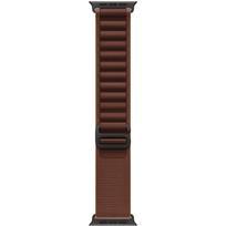 APPLE 49mm Burgundy Alpine Loop - Medium - Black Titanium Finish | Apple